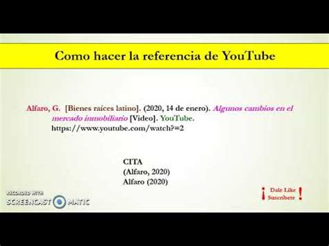 Cómo citar un vídeo de YouTube en formato APA